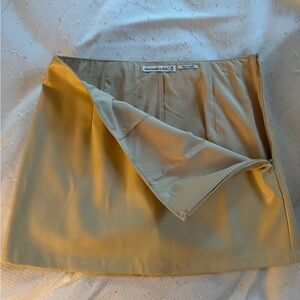 Abercrombie & Fitch Tan Mini Skirt